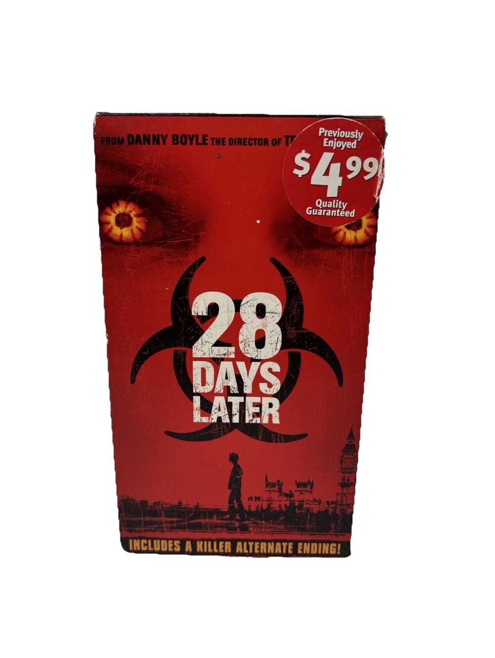 28 Days Later VHS 2003 Alternate Ending Edition Horror Zombie Movie Tested